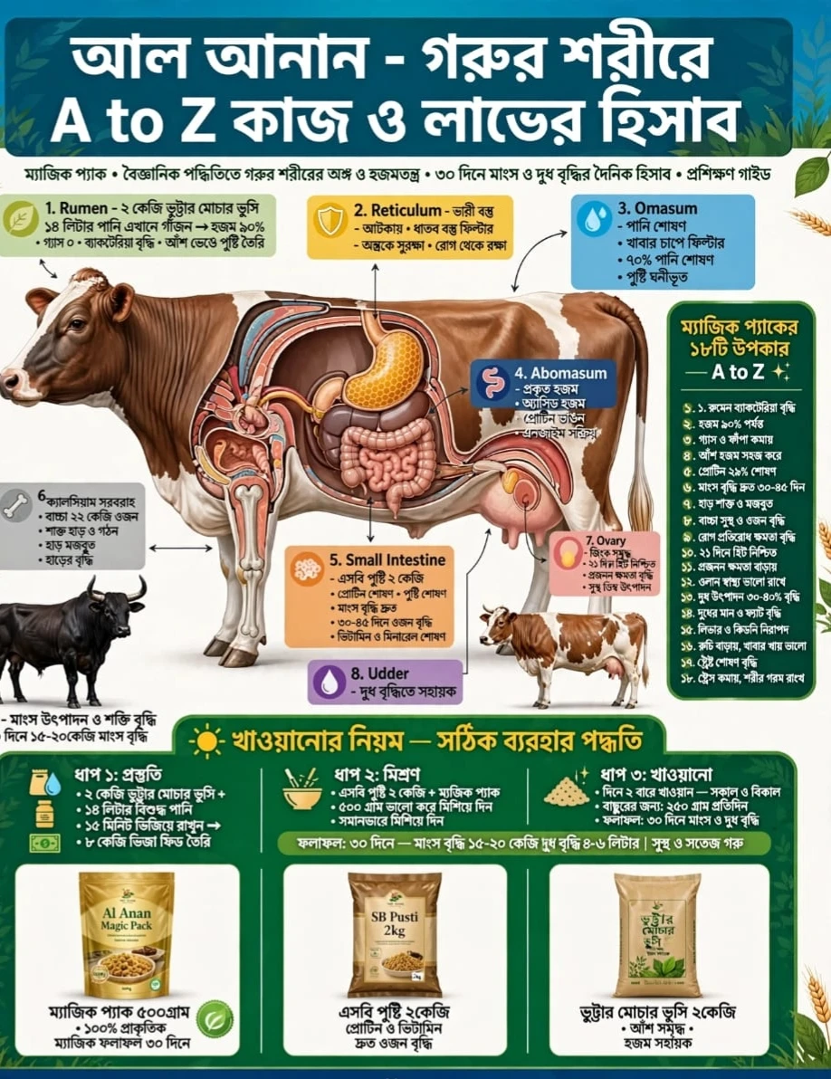 খামারী সুষম ম্যাজিক পাউডার